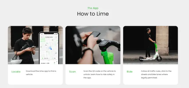 Lime How to rent an electric scooter